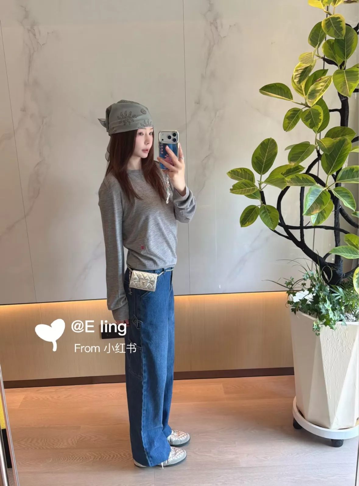 샤넬 레드 포인트 그레이 니트웨어 상세 이미지 45