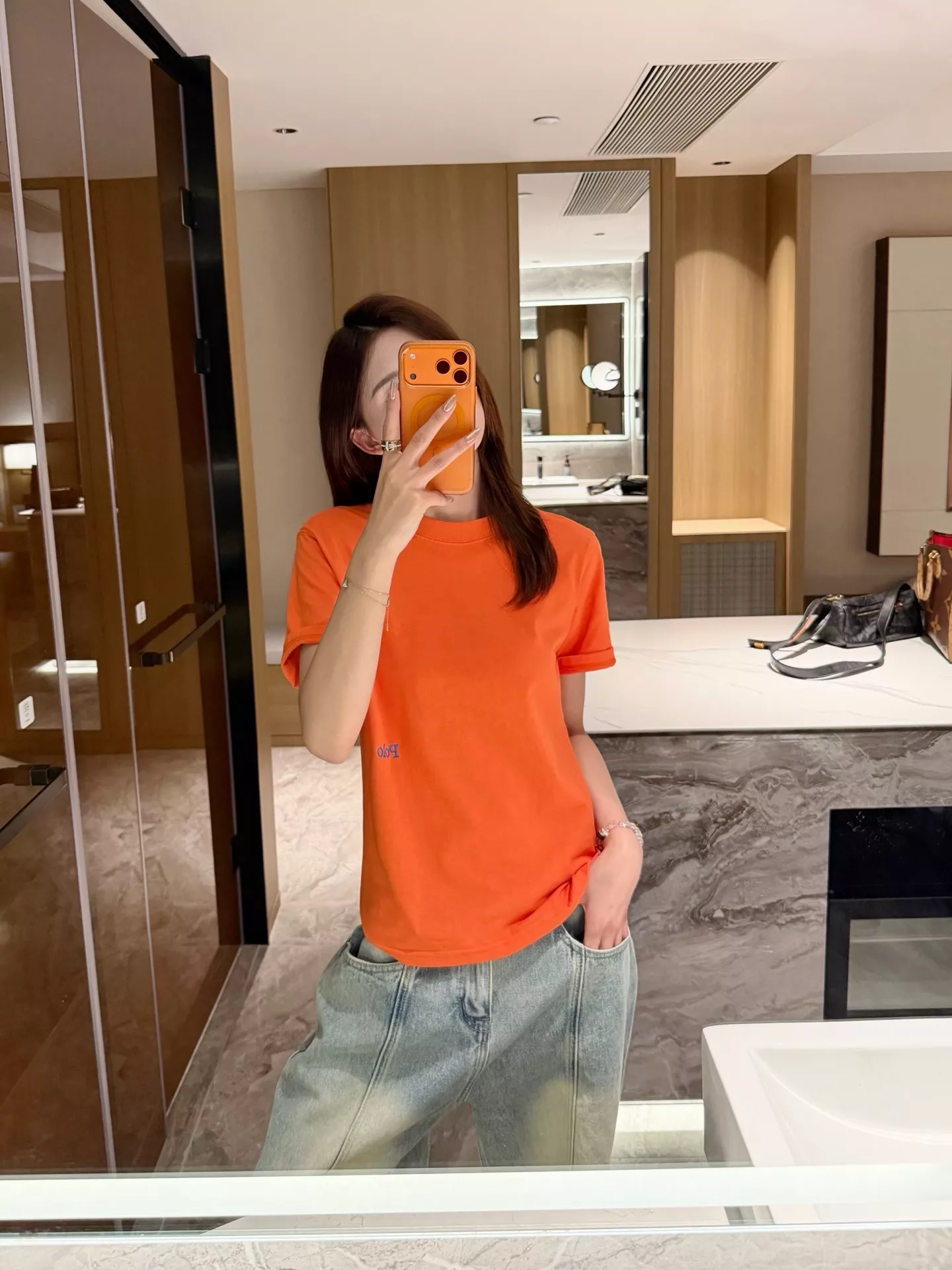 랄프로렌 배색 빅포니 자수 반소매 티셔츠 상세 이미지 49