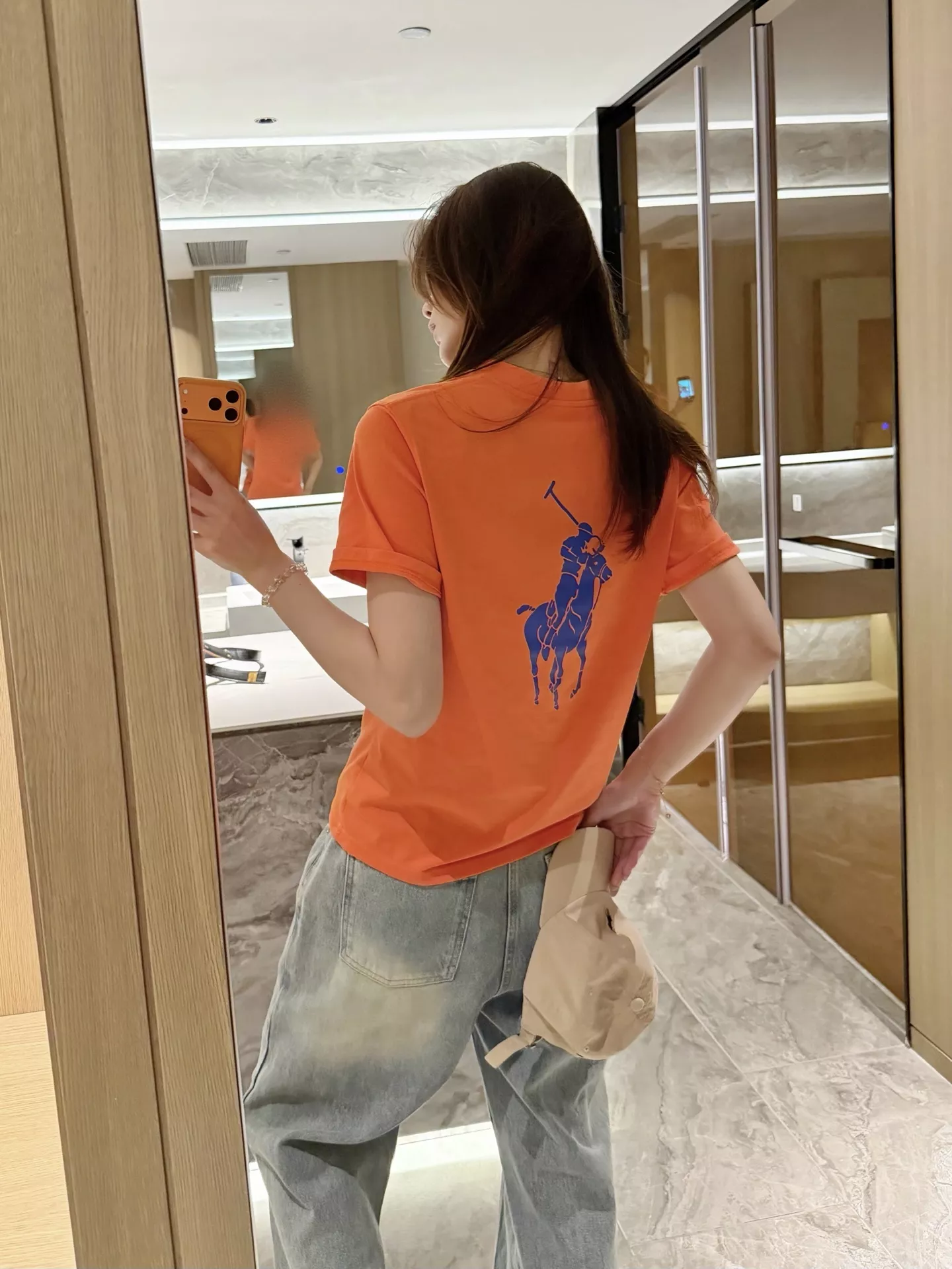 랄프로렌 배색 빅포니 자수 반소매 티셔츠 상세 이미지 52