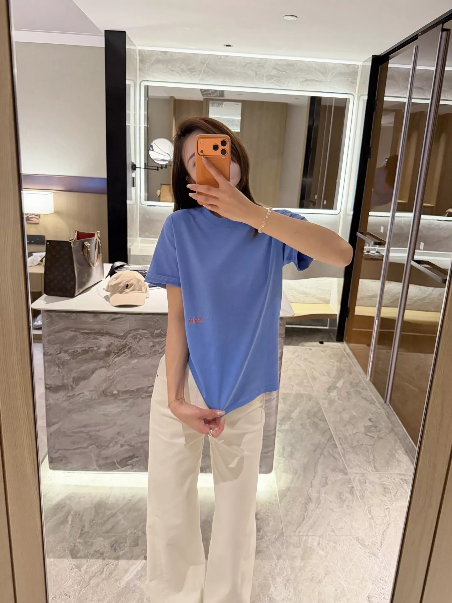 랄프로렌 배색 빅포니 자수 반소매 티셔츠 상세 이미지 53