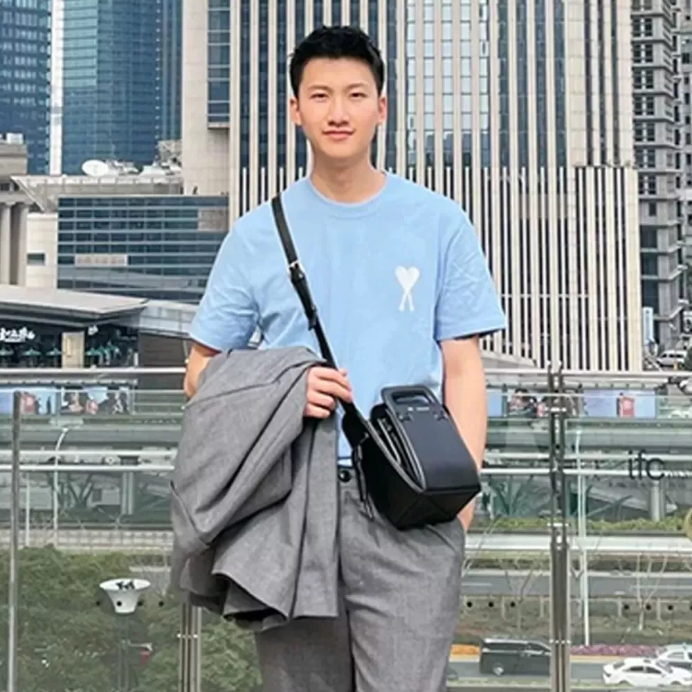 아미 마카롱 컬러 하트 로고 자수 티셔츠 상세 이미지 15