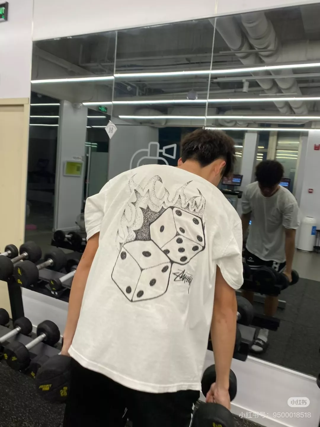 스투시 화염 주사위 프린팅 반팔 티셔츠 상세 이미지 25