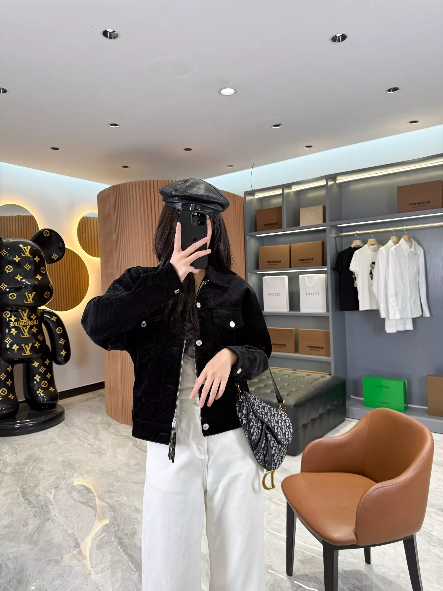 셀린느 코듀로이 크롭 트러커 재킷 상세 이미지 48