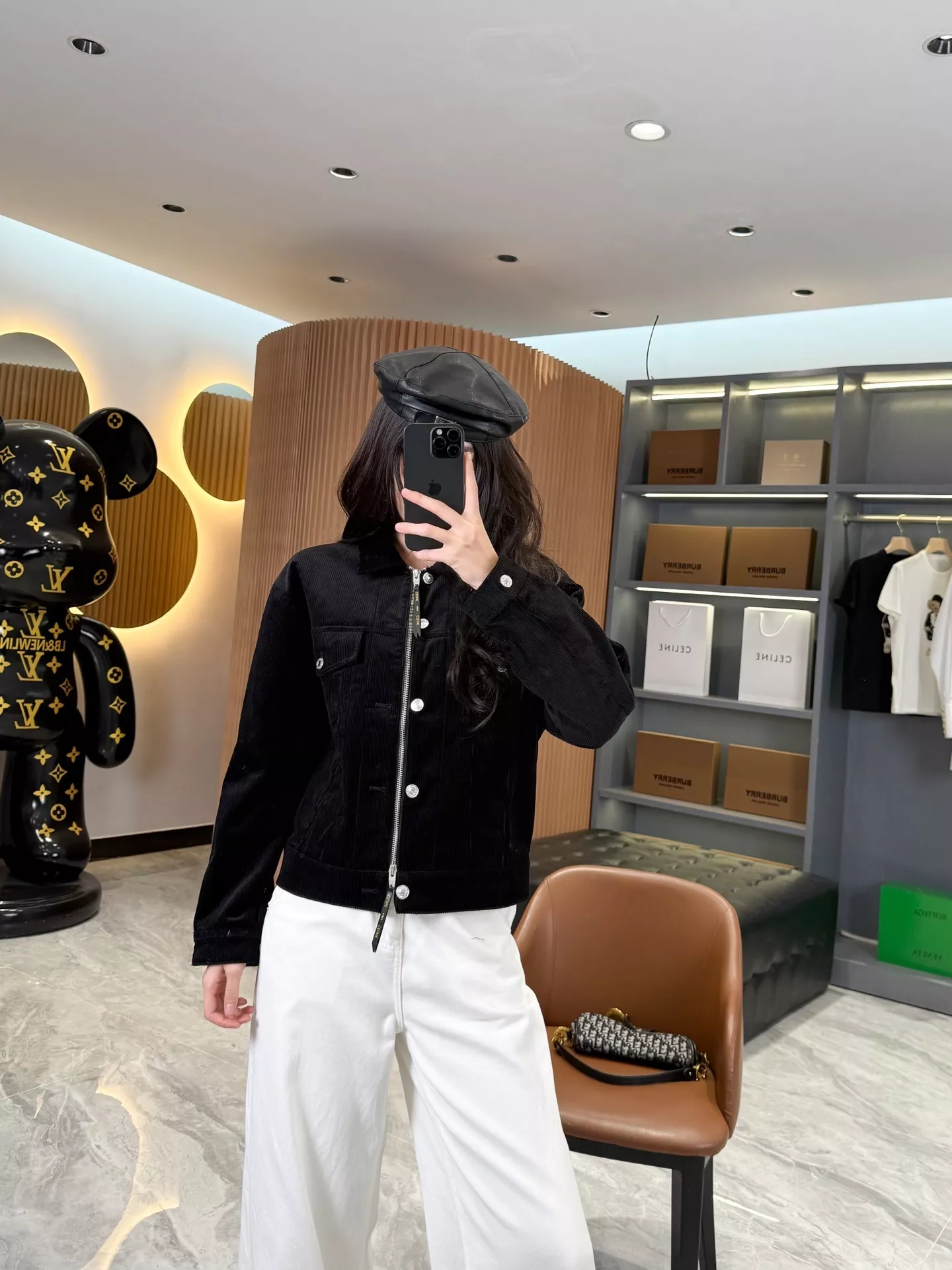셀린느 코듀로이 크롭 트러커 재킷 상세 이미지 42