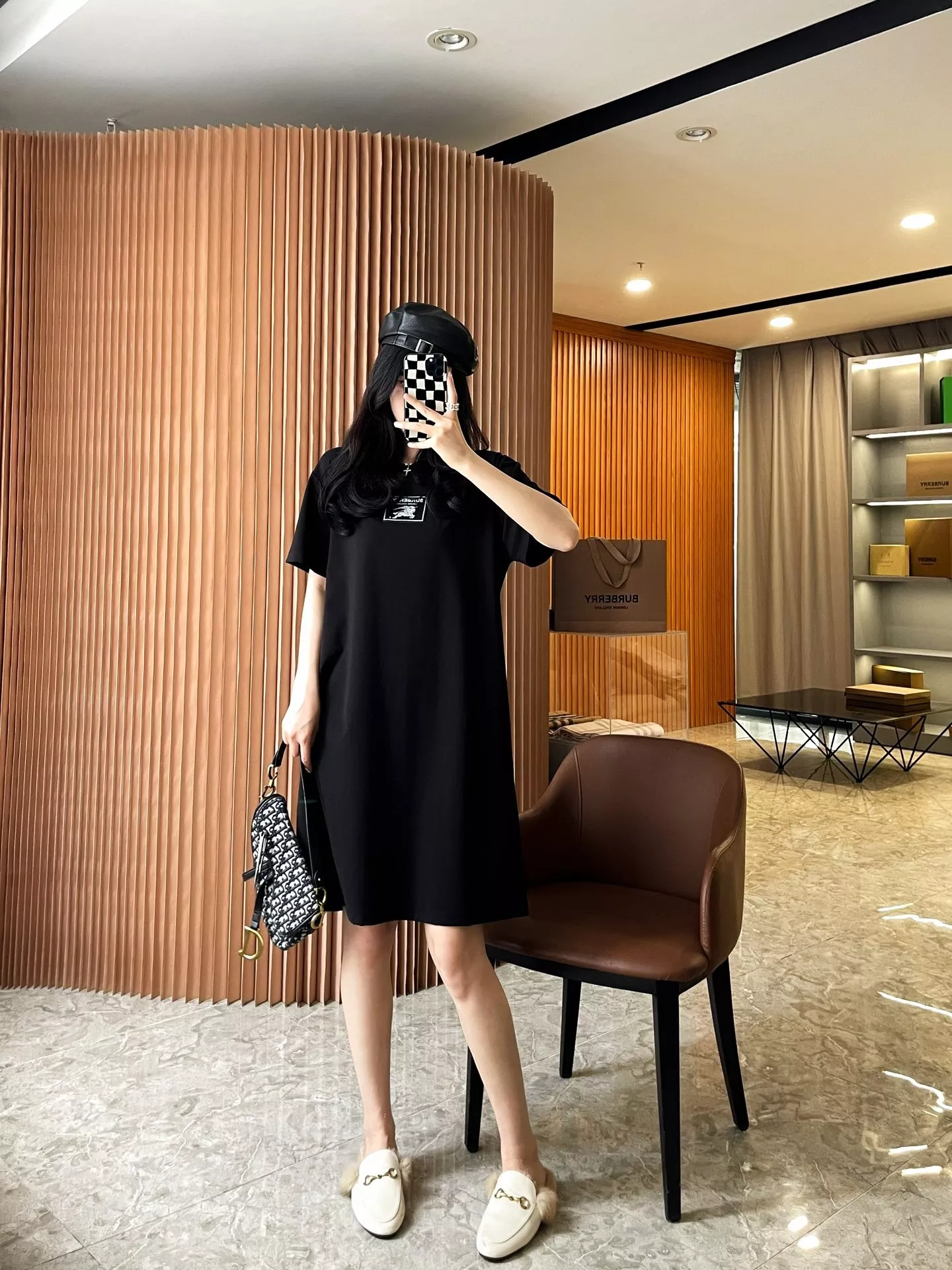 버버리 프로섬 라벨 코튼 티셔츠 원피스 상세 이미지 52