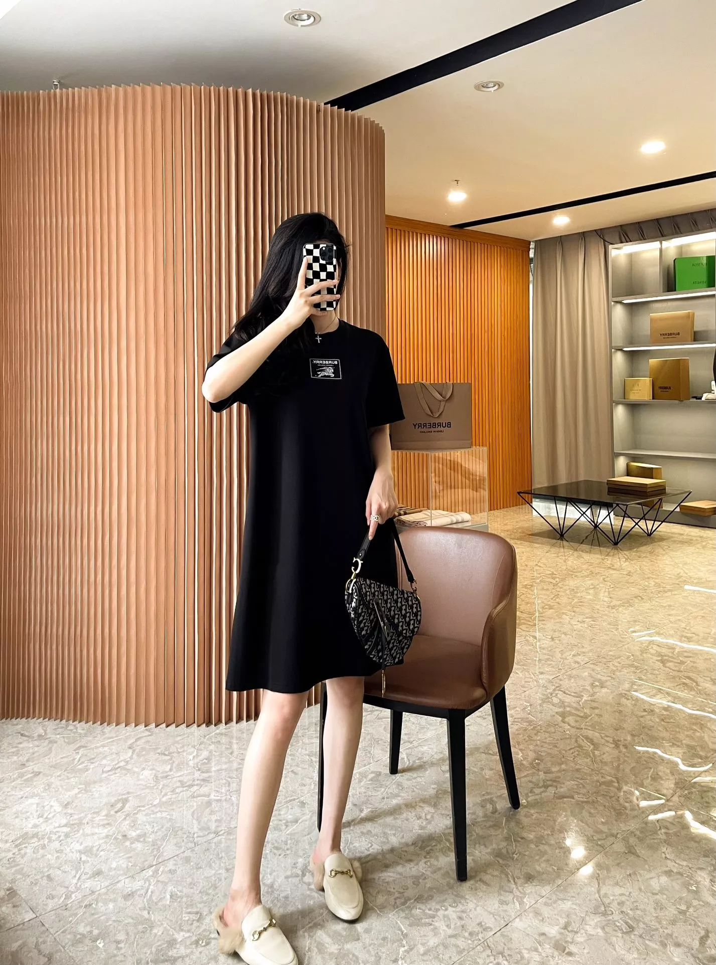 버버리 프로섬 라벨 코튼 티셔츠 원피스 상세 이미지 58