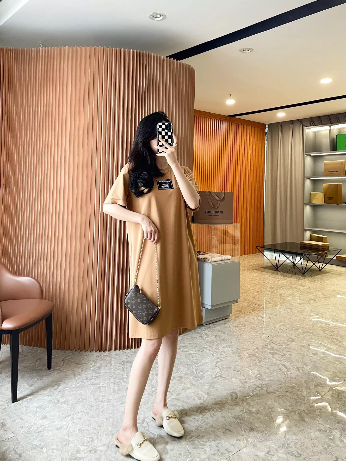 버버리 프로섬 라벨 코튼 티셔츠 원피스 상세 이미지 36