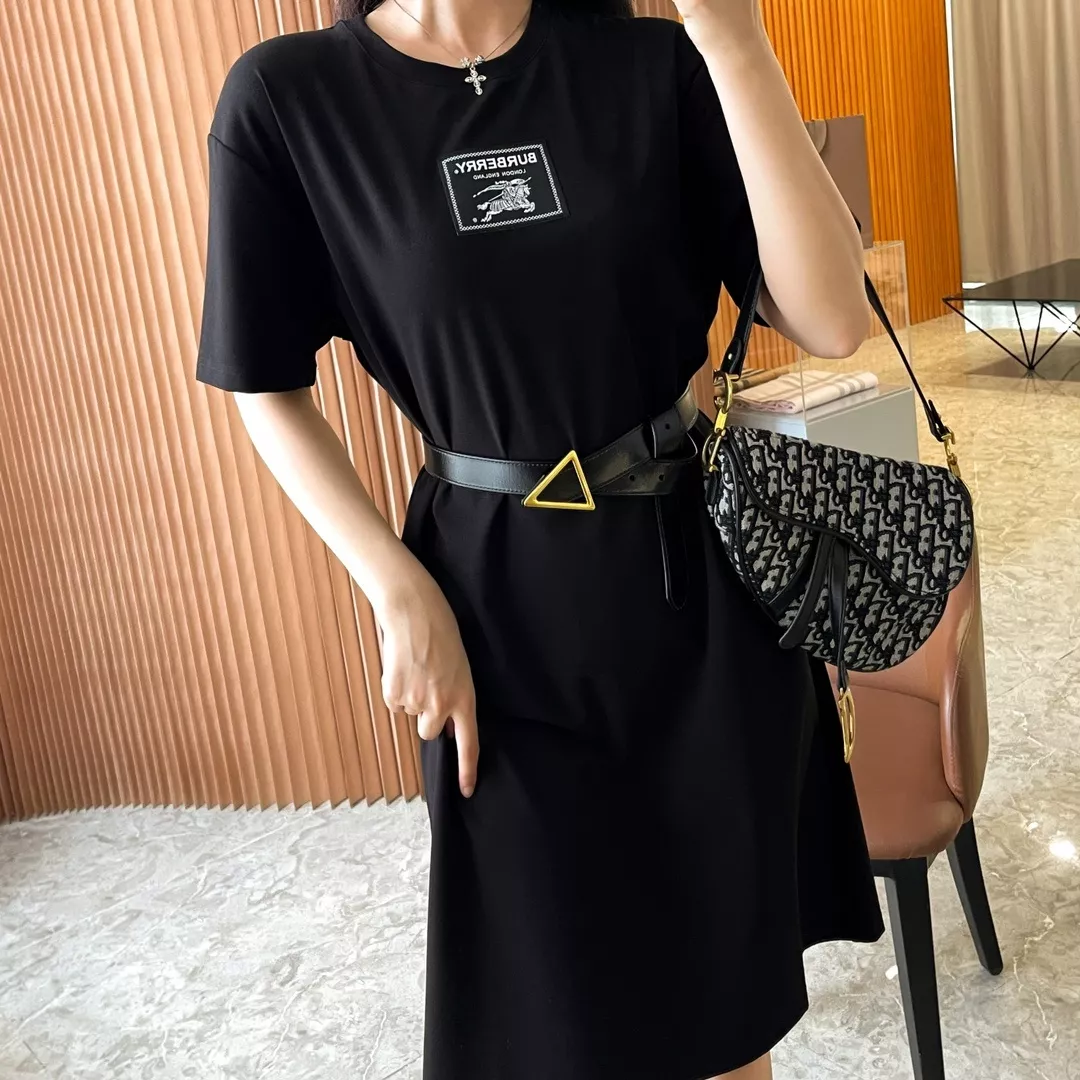 버버리 프로섬 라벨 코튼 티셔츠 원피스 상세 이미지 49