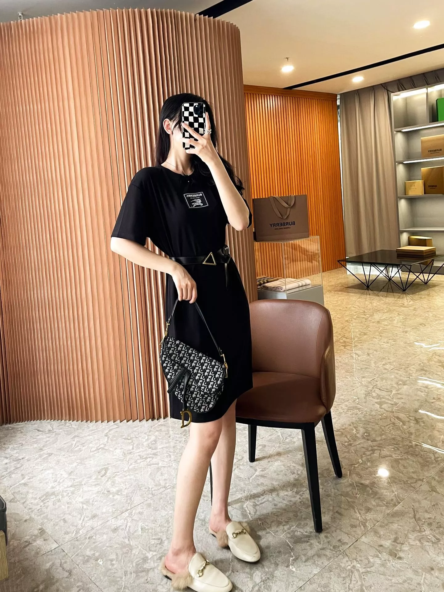 버버리 프로섬 라벨 코튼 티셔츠 원피스 상세 이미지 45