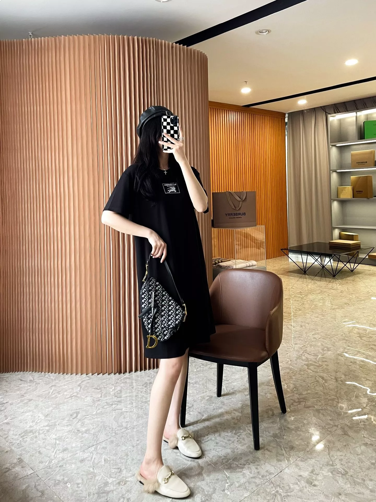 버버리 프로섬 라벨 코튼 티셔츠 원피스 상세 이미지 54