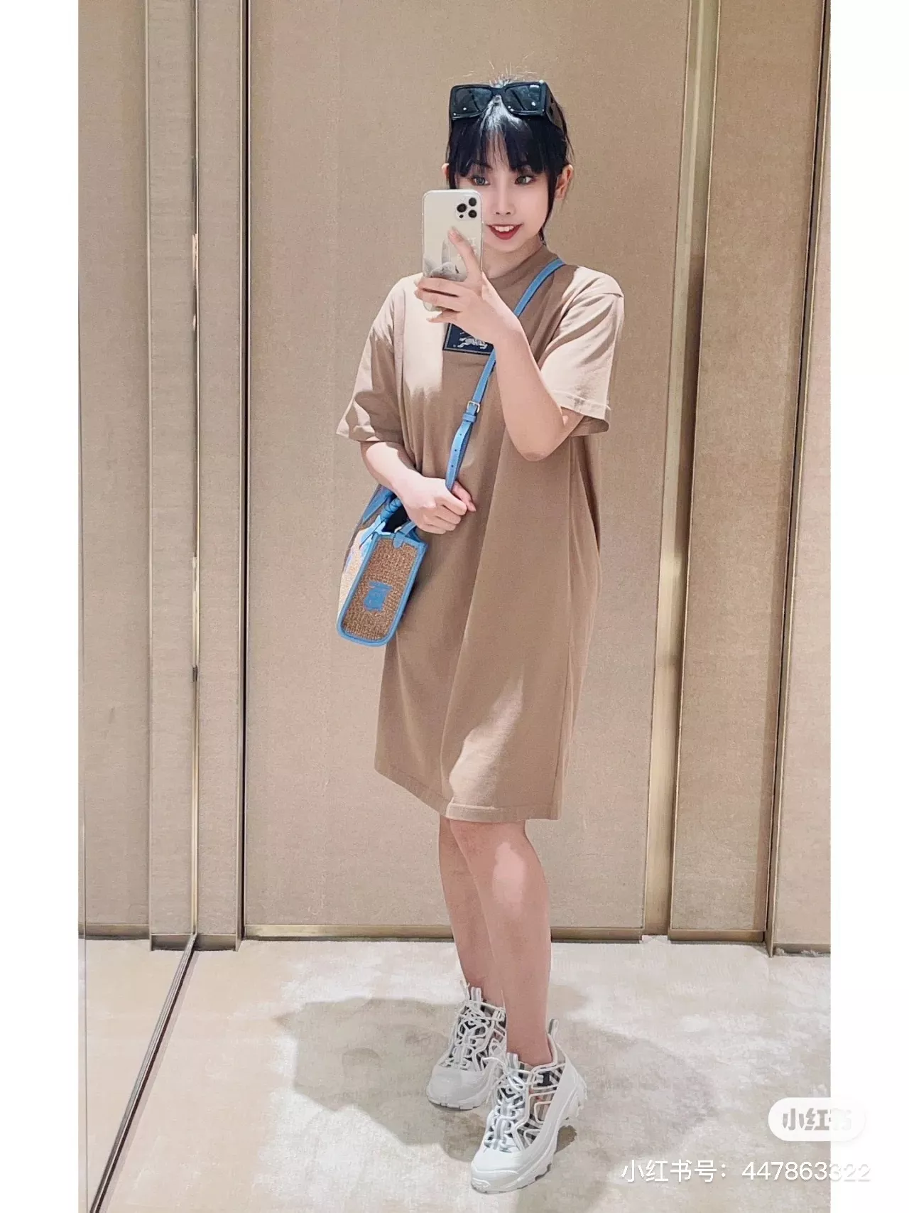 버버리 프로섬 라벨 코튼 티셔츠 원피스 상세 이미지 62