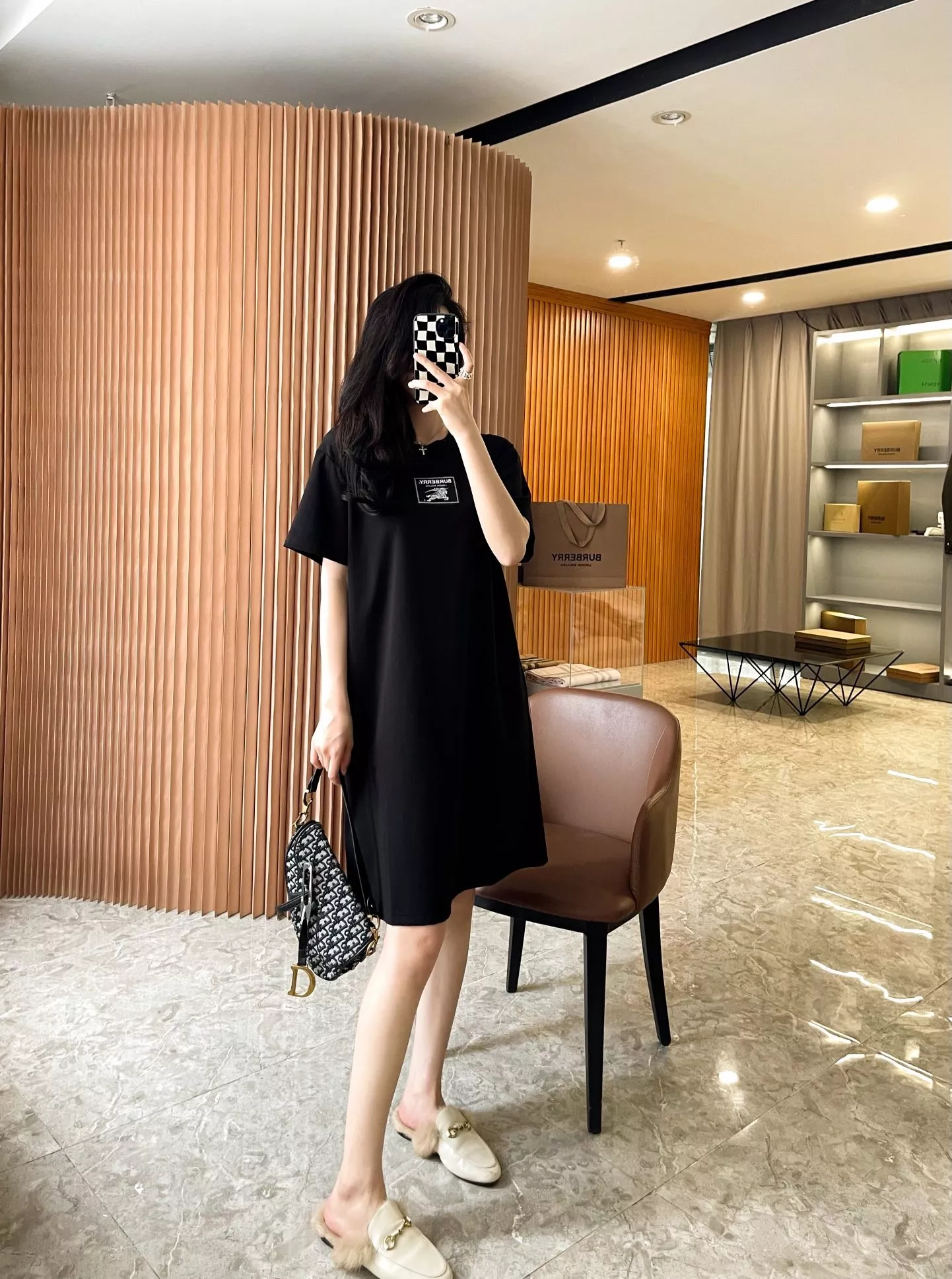 버버리 프로섬 라벨 코튼 티셔츠 원피스 상세 이미지 57