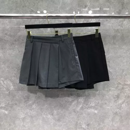 톰브라운 플리츠 랩 스커트 팬츠