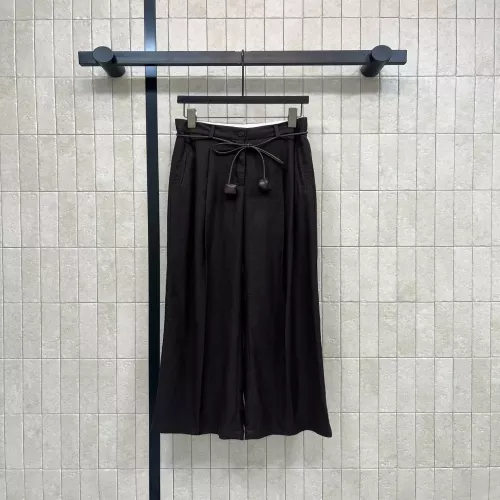 로로피아나 여성 린넨 와이드 팬츠