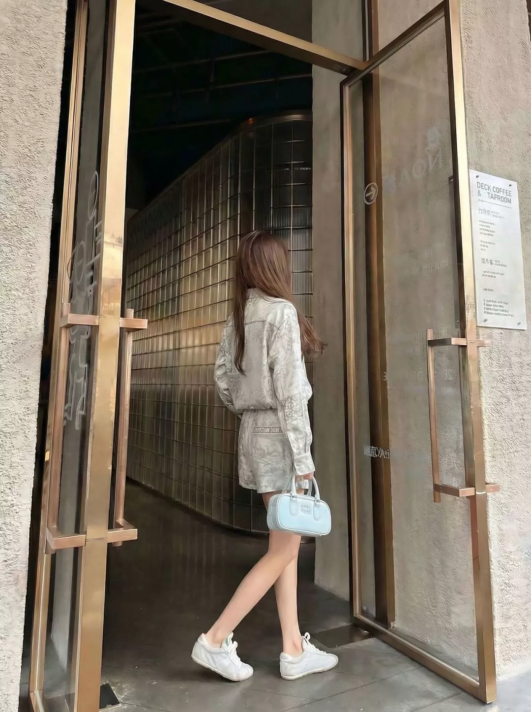 디올 레트로 프린트 셔츠 반바지 세트 상세 이미지 18
