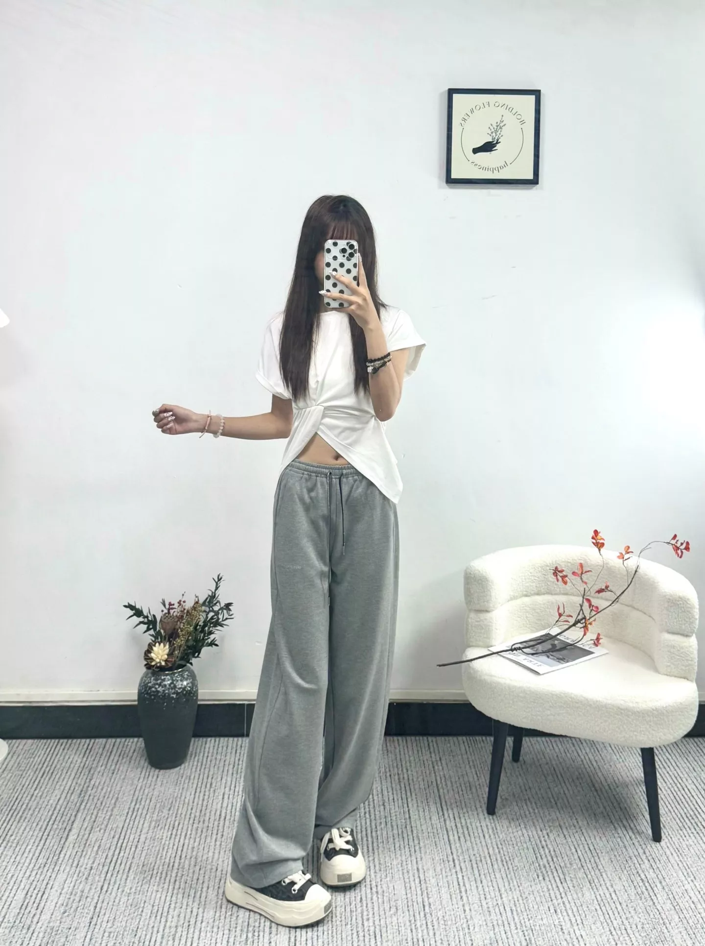 아크네스튜디오 여성 밴딩 스트레이트 팬츠 상세 이미지 19