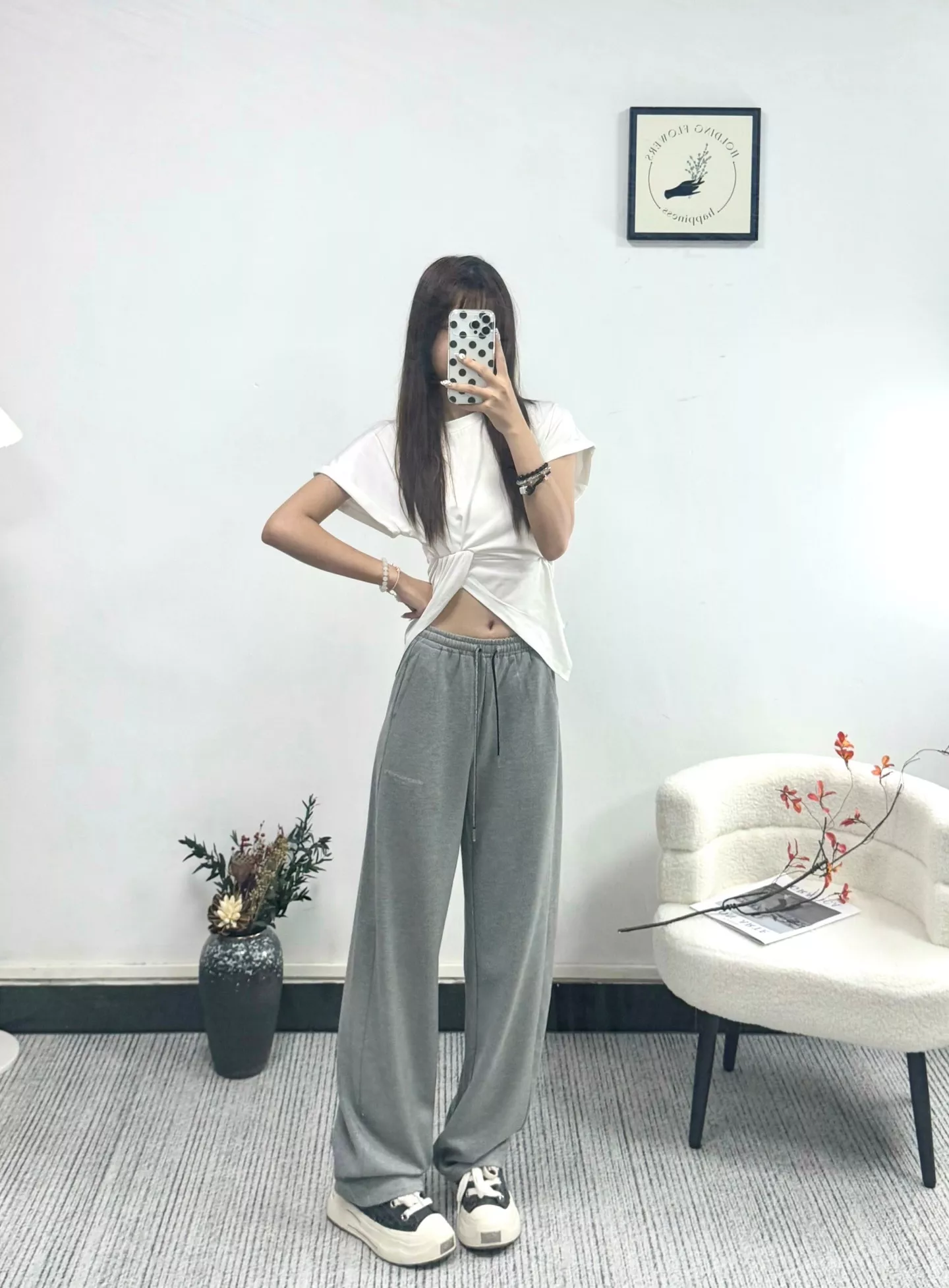 아크네스튜디오 여성 밴딩 스트레이트 팬츠 상세 이미지 18