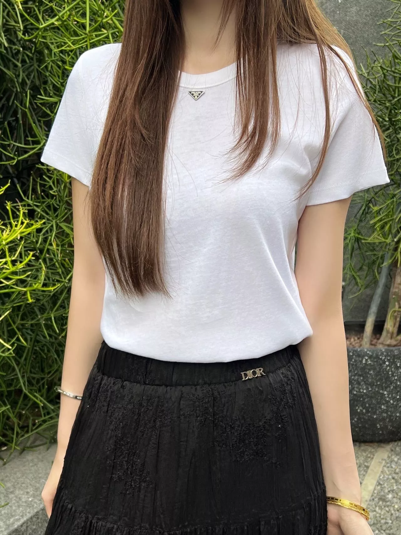 디올 레이스 자수 반스커트 상세 이미지 28