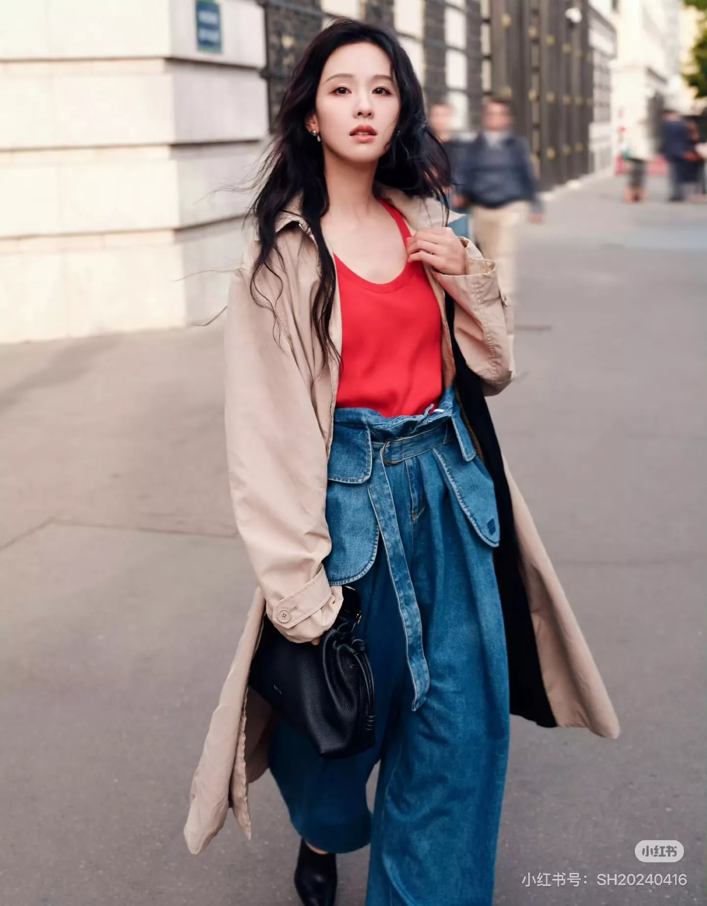 로에베 빈티지 워싱 하이웨이스트 와이드 데님 팬츠 상세 이미지 52