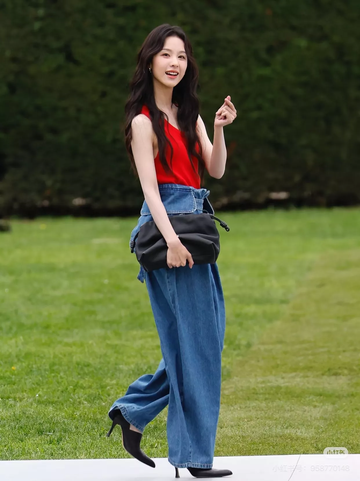 로에베 빈티지 워싱 하이웨이스트 와이드 데님 팬츠 상세 이미지 35