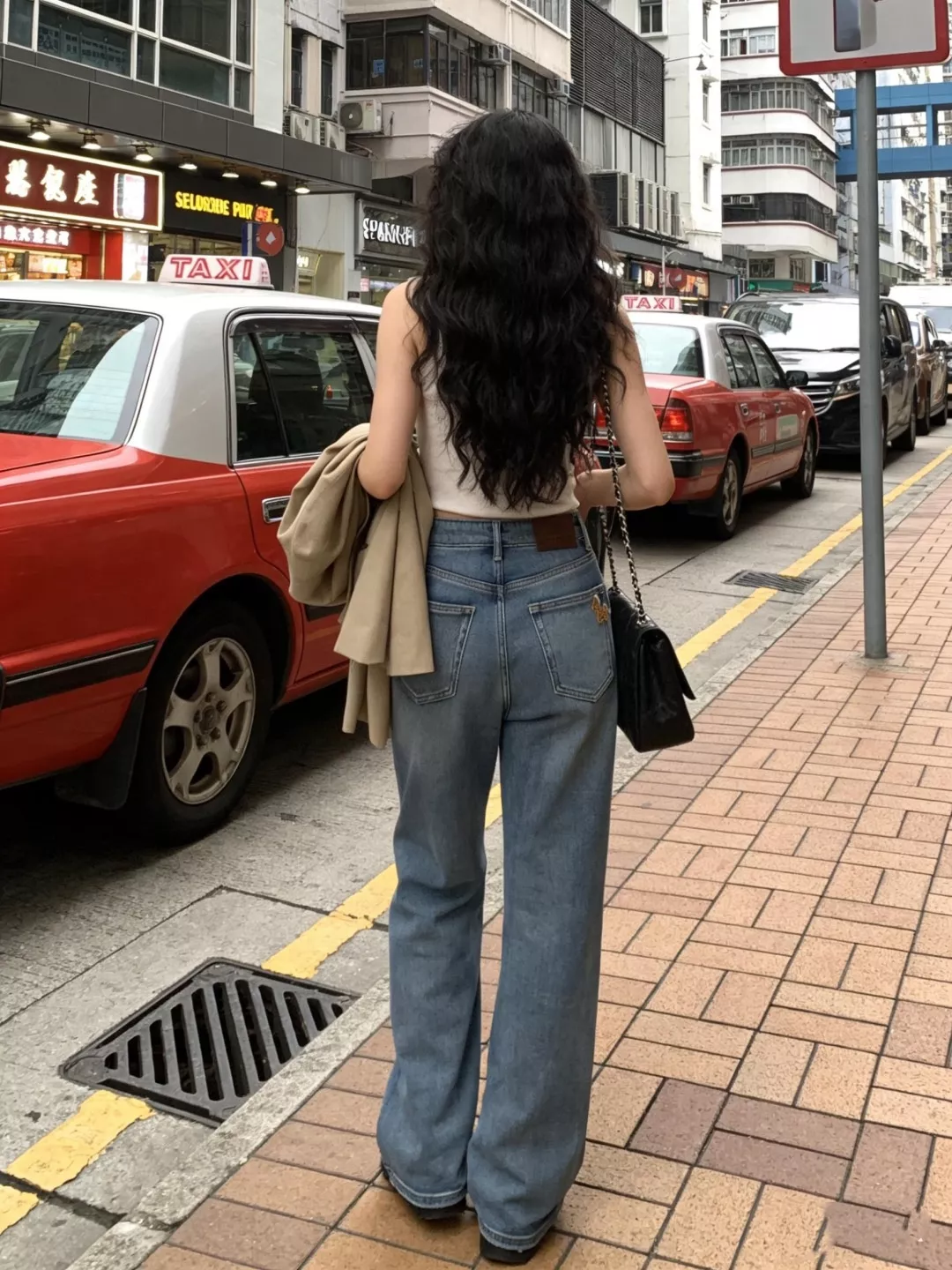 브루넬로쿠치넬리 하이웨이스트 스트레이트 데님 팬츠 상세 이미지 18