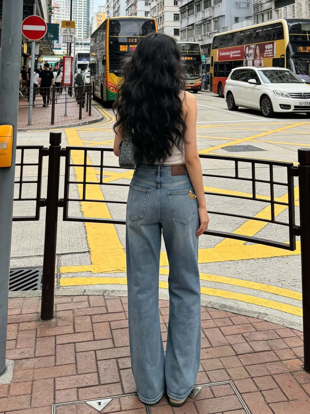 브루넬로쿠치넬리 하이웨이스트 스트레이트 데님 팬츠 상세 이미지 17