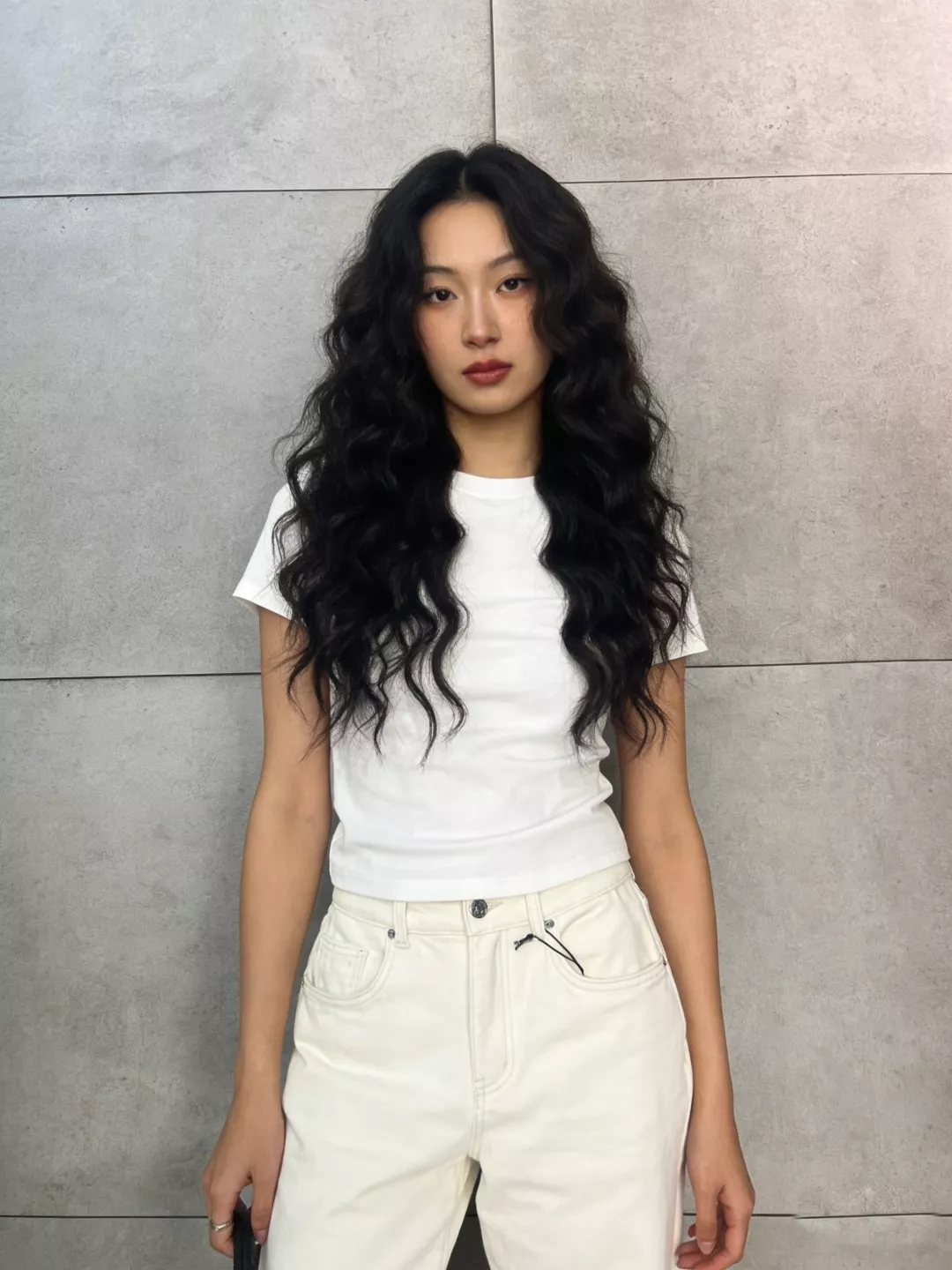 브루넬로쿠치넬리 화이트 스트레이트 데님 팬츠 상세 이미지 11