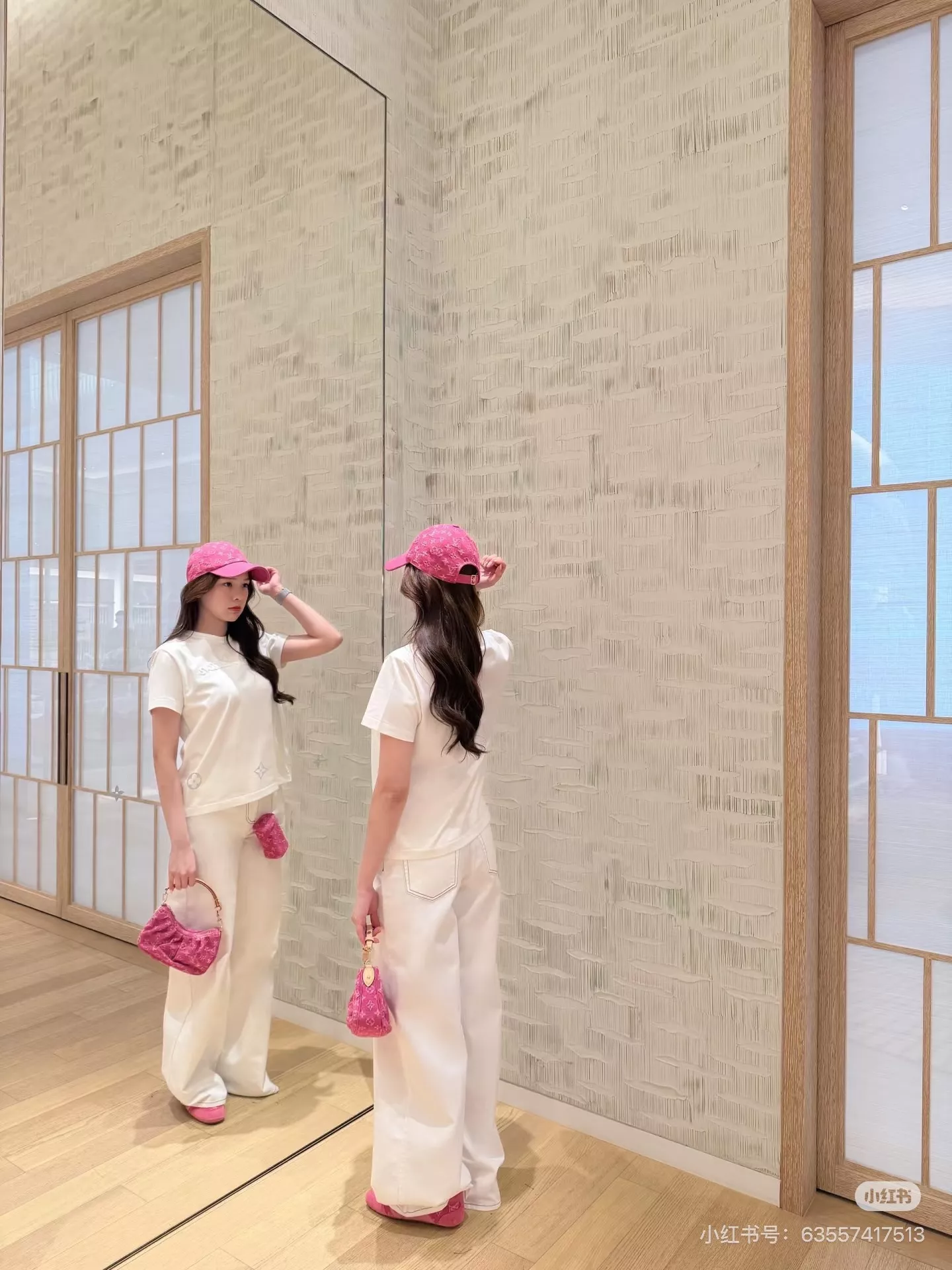로로피아나 화이트 하이웨이스트 와이드 데님 팬츠 상세 이미지 30