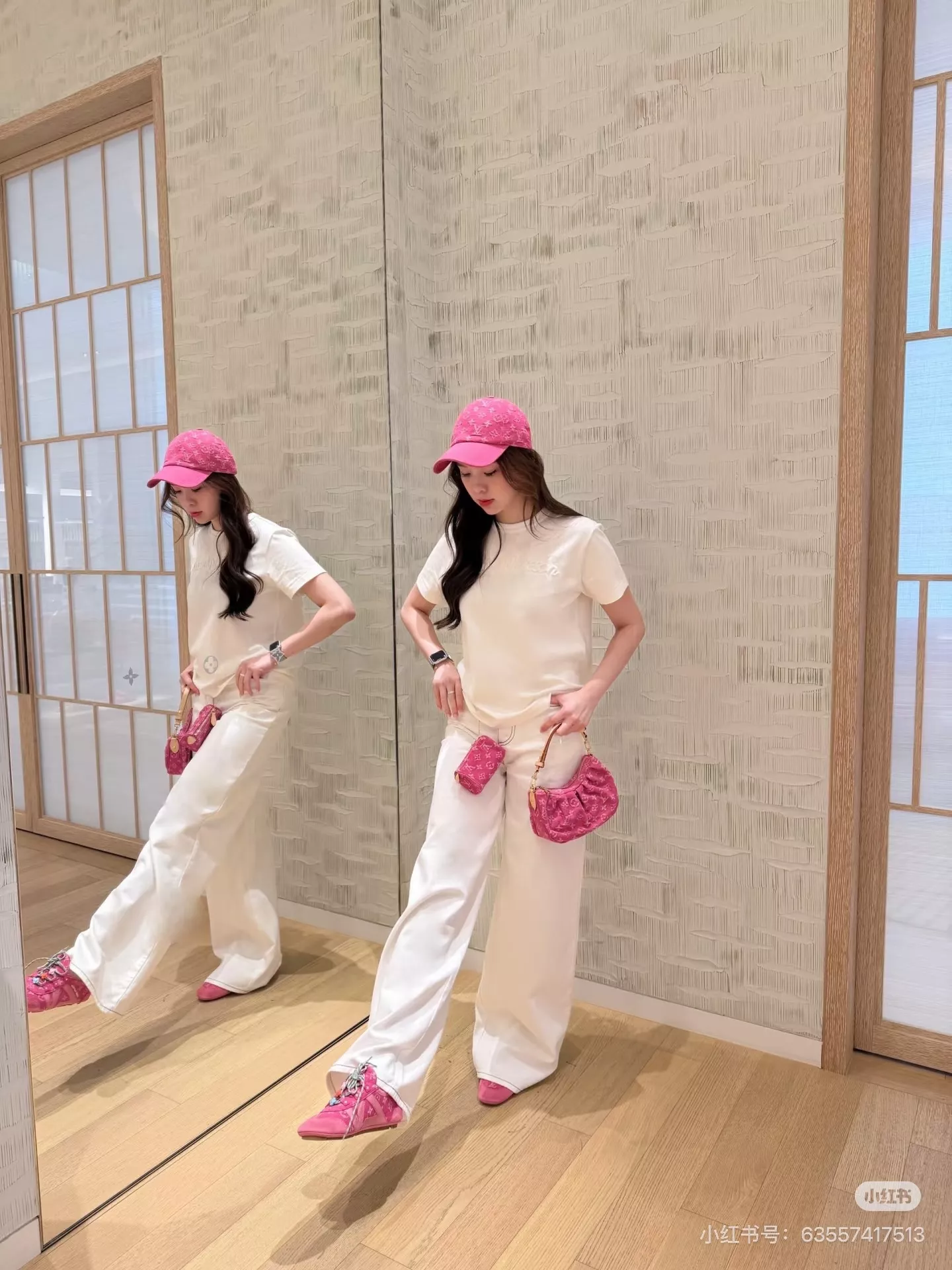 로로피아나 화이트 하이웨이스트 와이드 데님 팬츠 상세 이미지 29