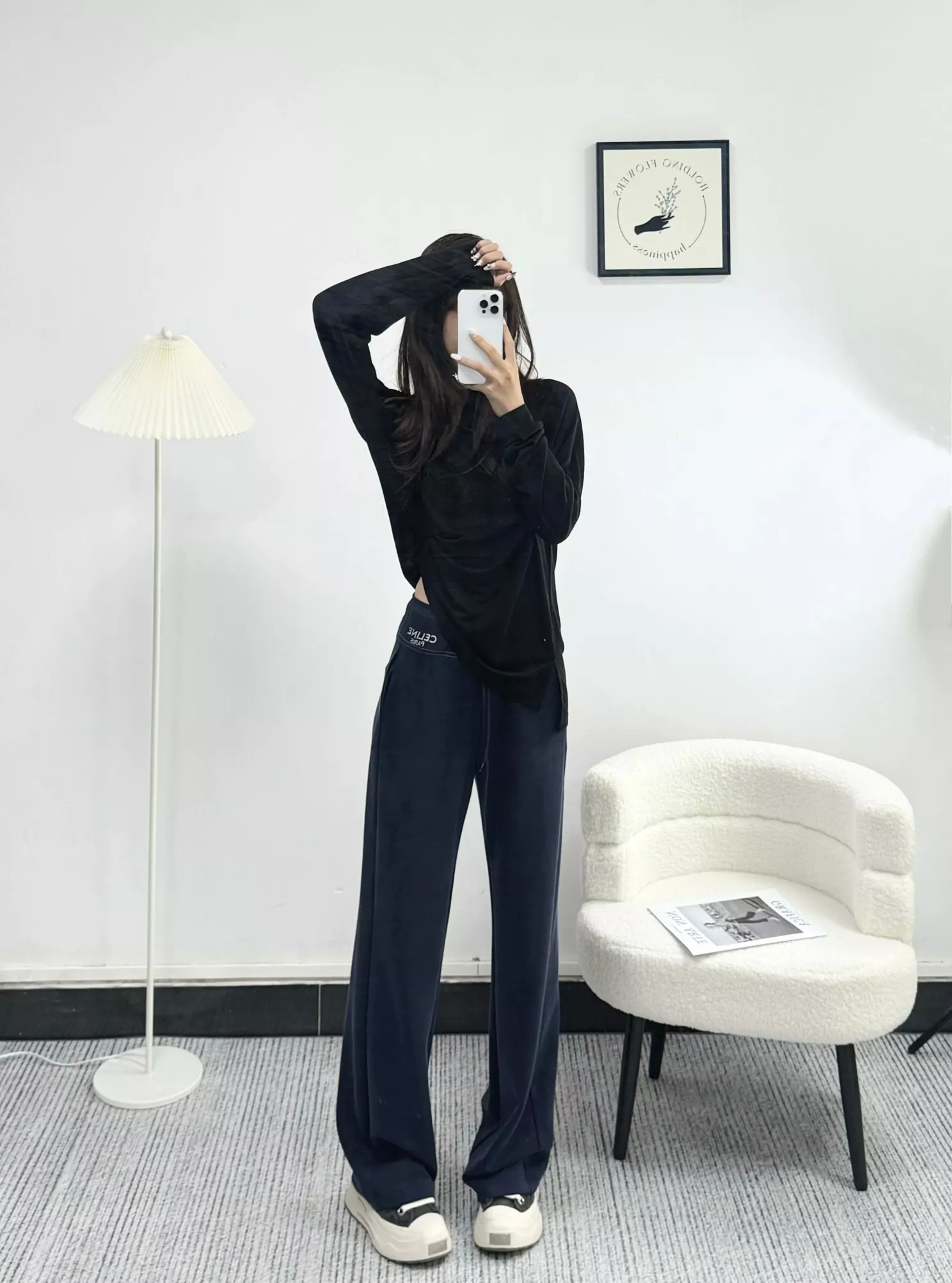 셀린느 자수 와이드 밴딩 팬츠 상세 이미지 23