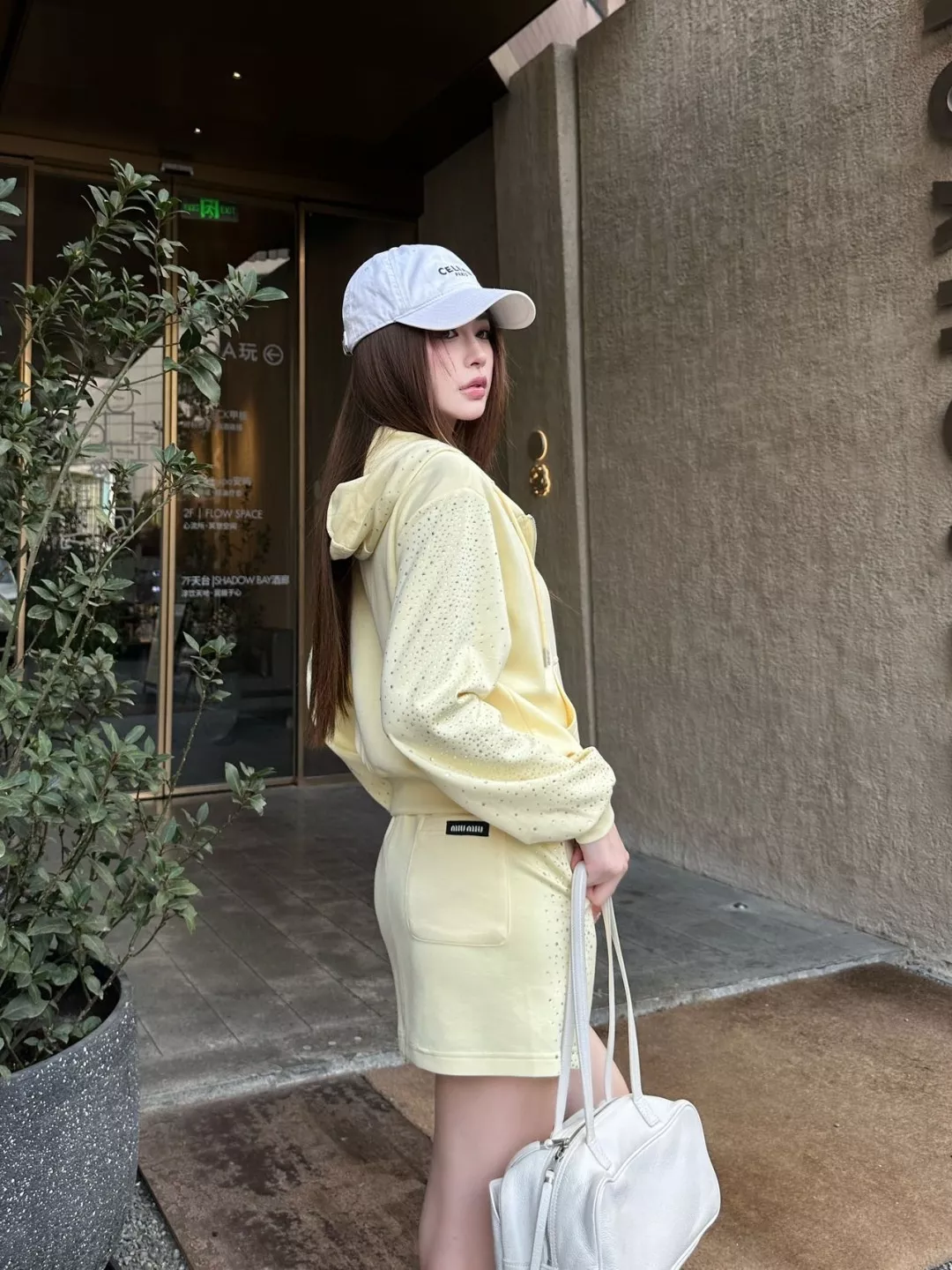 미우미우 플레어 드로스트링 스커트 상세 이미지 15