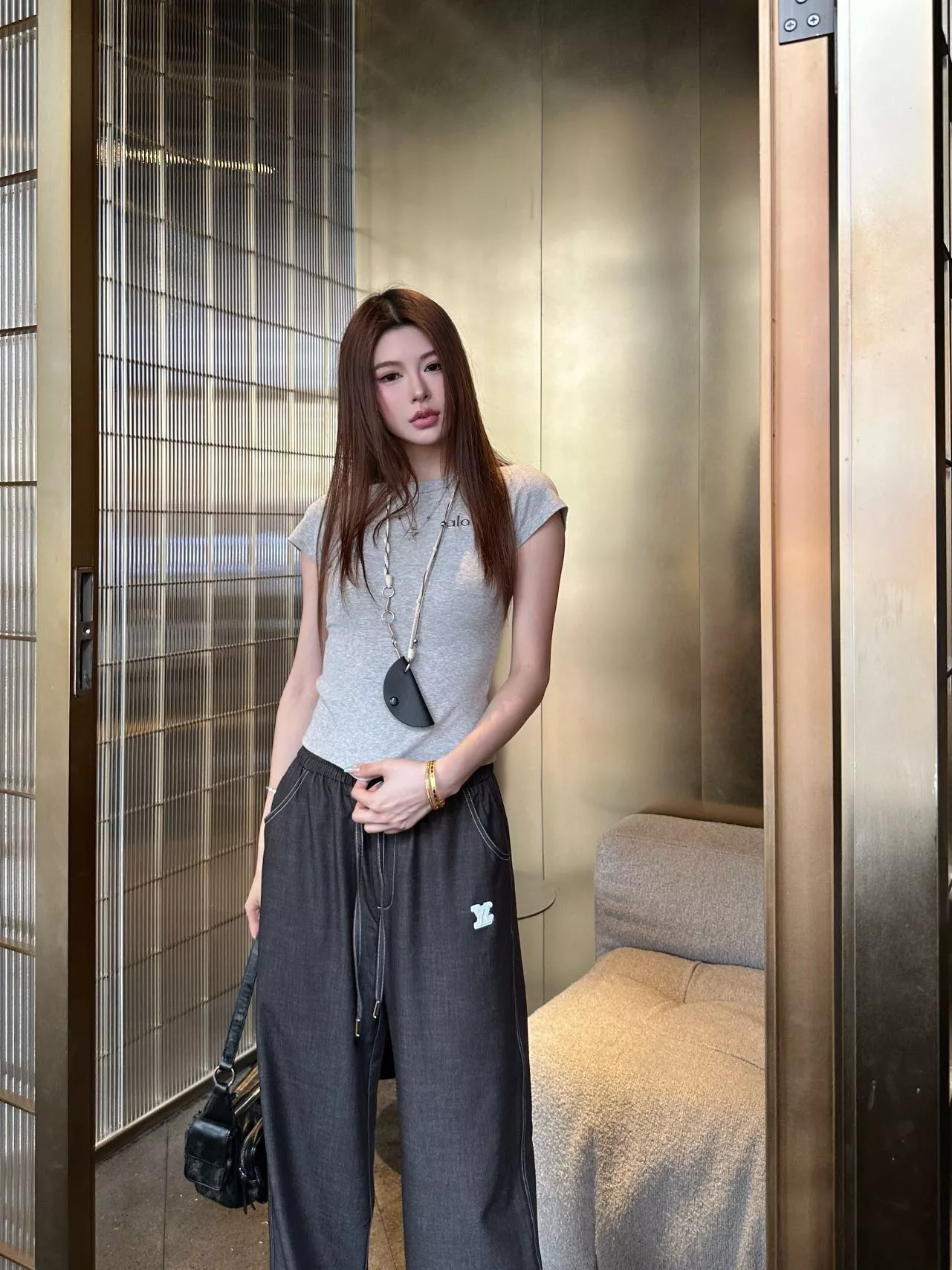 로로피아나 텐셀 와이드 데님 팬츠 상세 이미지 23