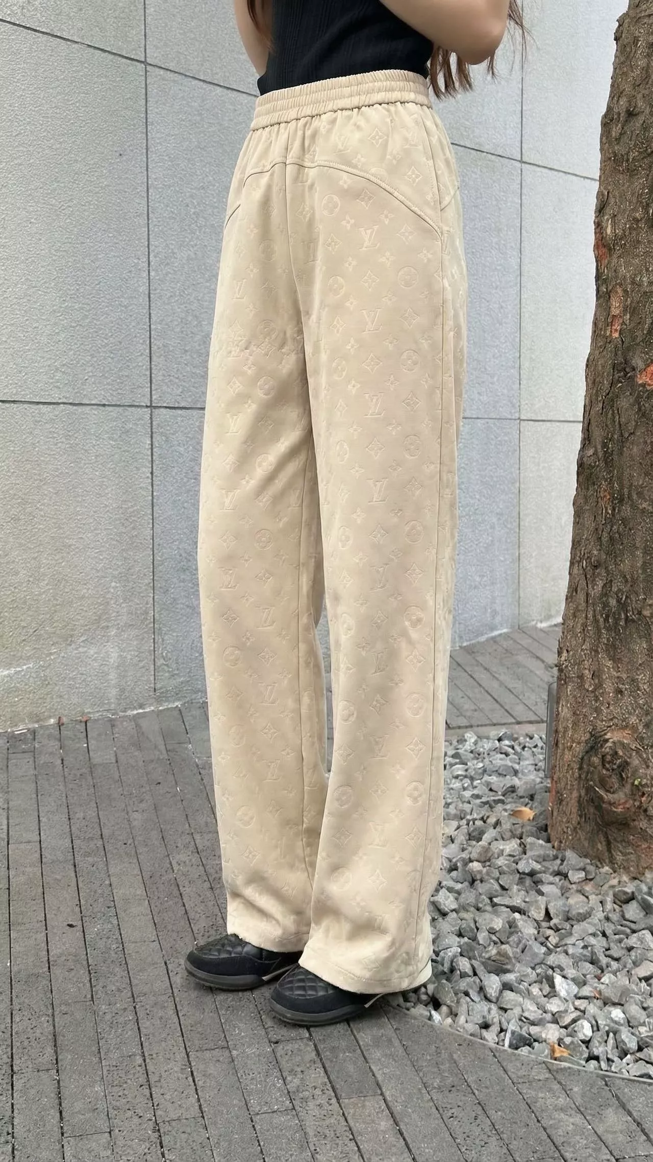 로로피아나 모노그램 밴딩 와이드 팬츠 상세 이미지 21