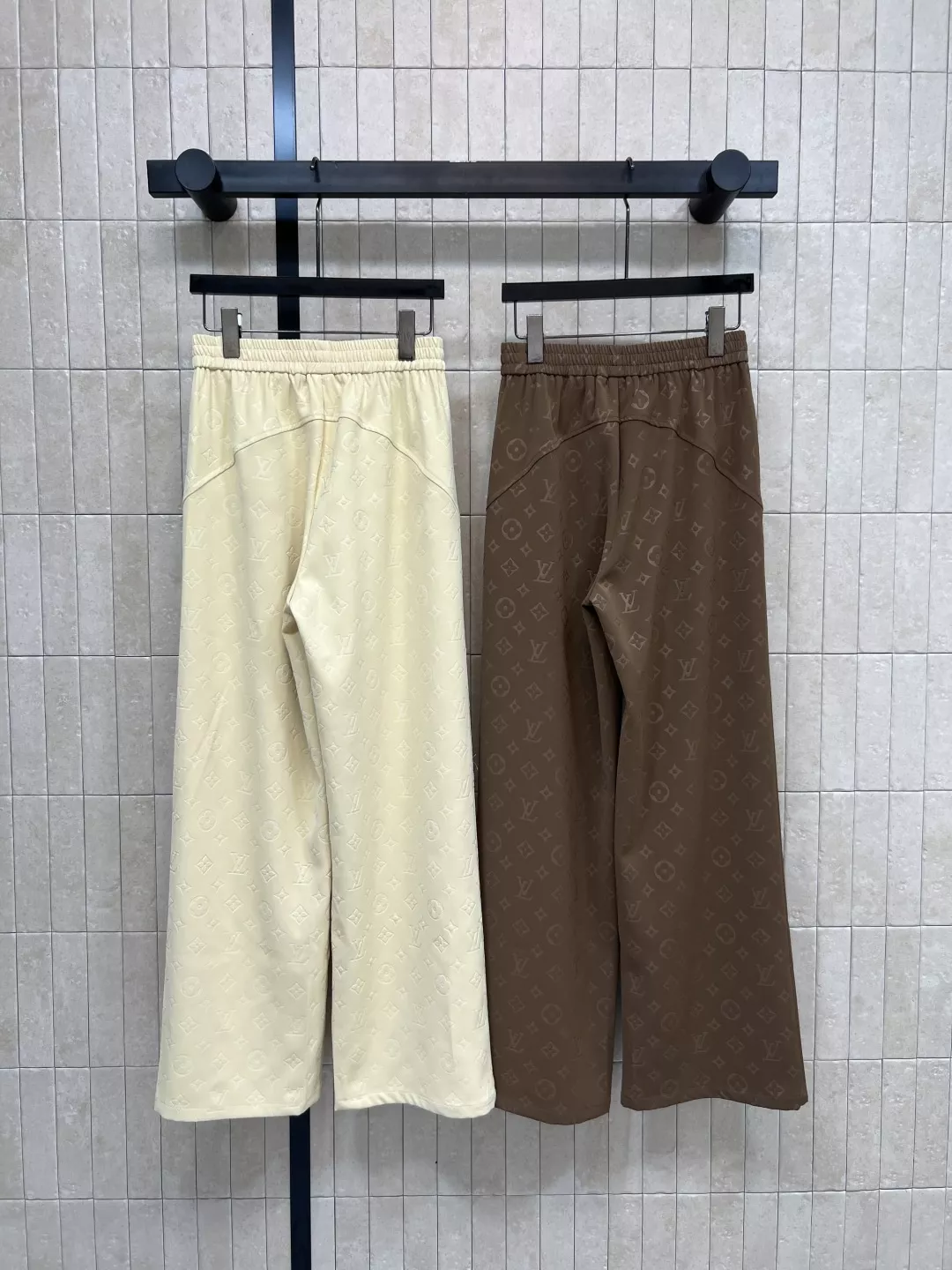 로로피아나 모노그램 밴딩 와이드 팬츠 상세 이미지 7