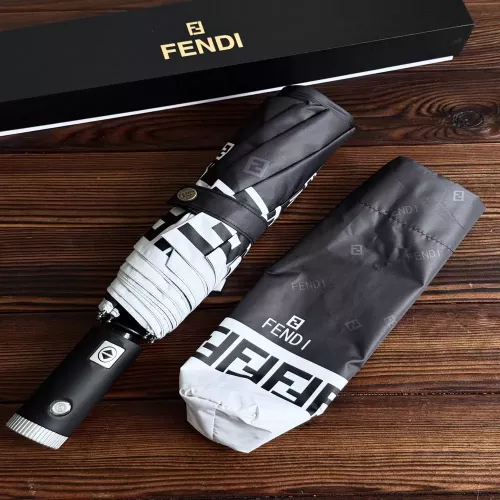 펜디 삼단 자동 우산