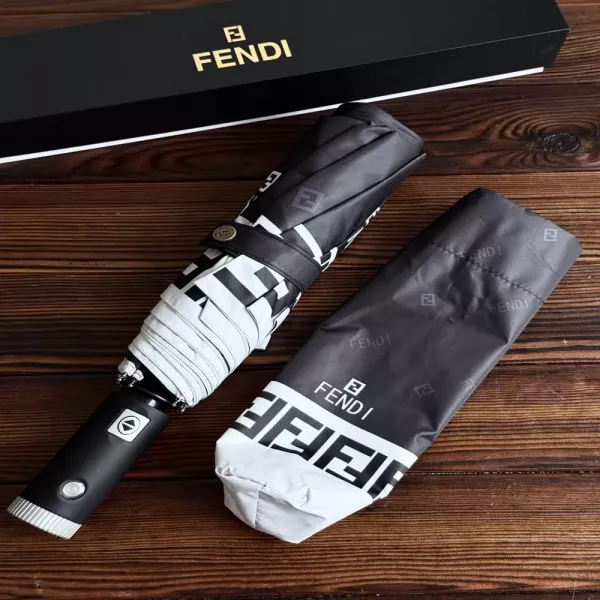 펜디 삼단 자동 우산