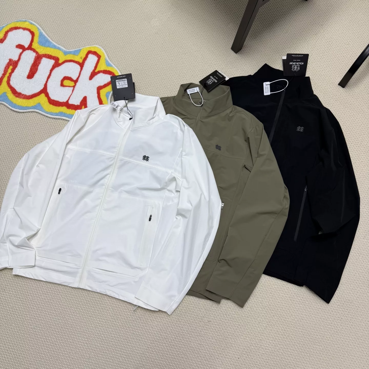 코오롱스포츠 스탠드넥 자외선 차단 집업 재킷 상세 이미지 9