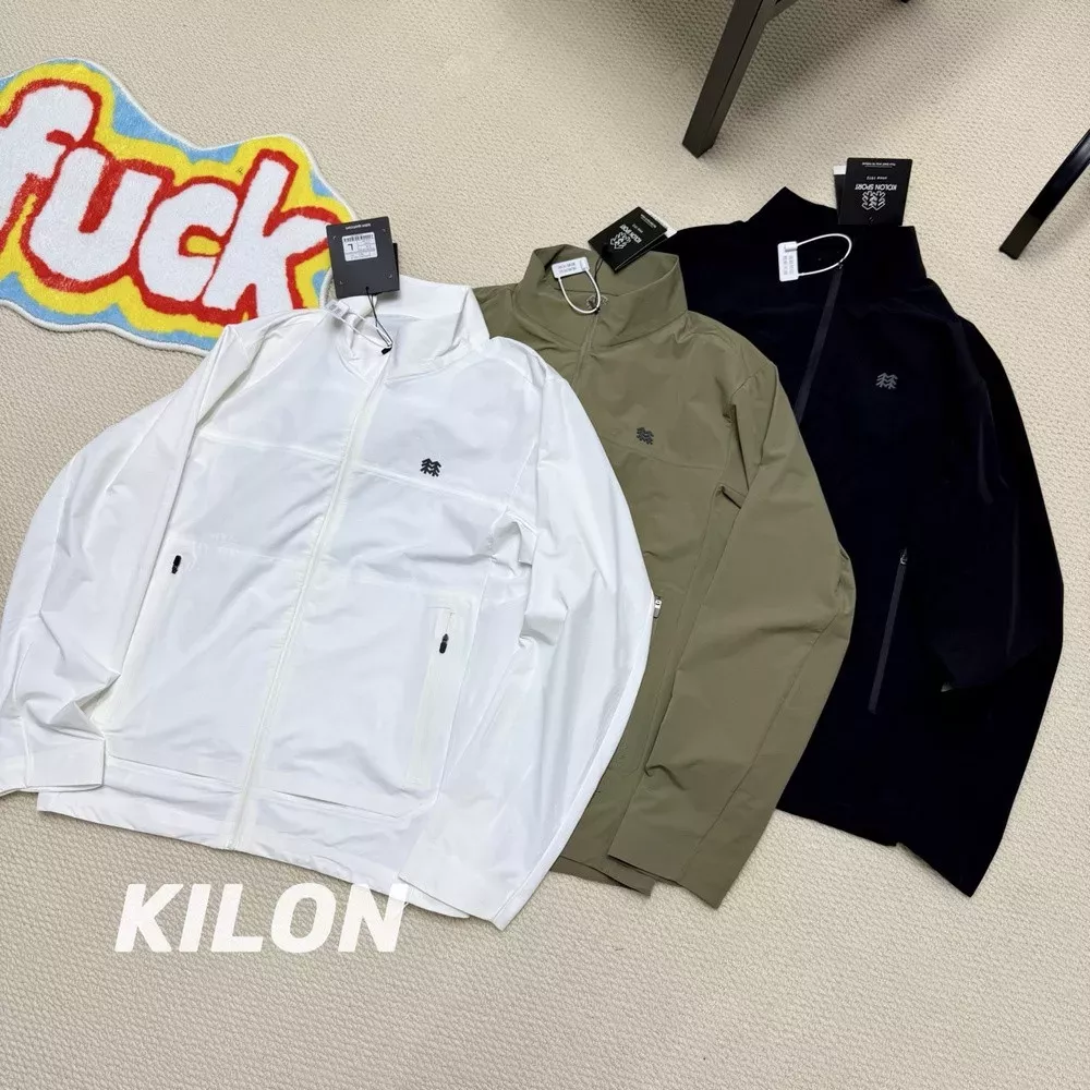 코오롱스포츠 스탠드넥 자외선 차단 집업 재킷