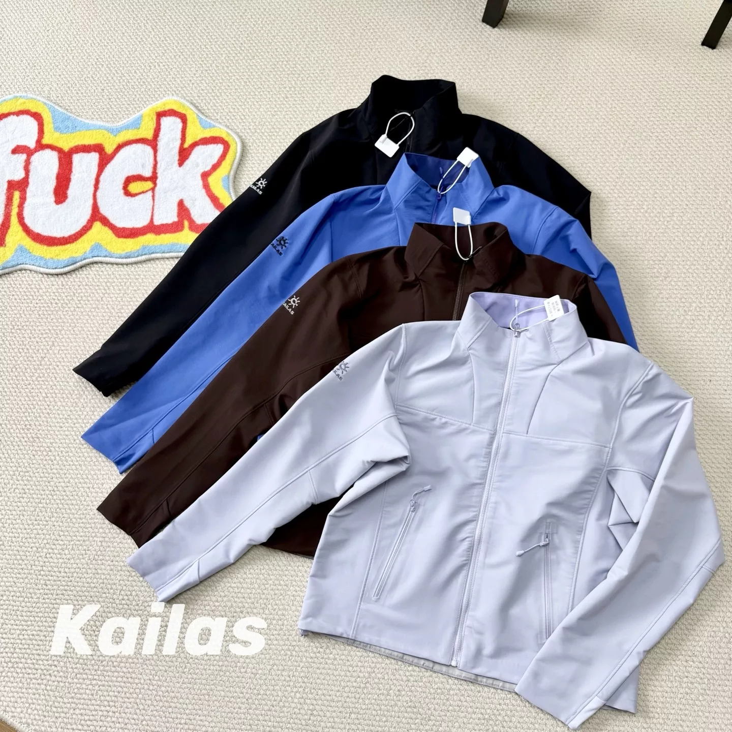 카일라스 여성용 스탠드넥 소프트쉘 재킷 상세 이미지 1
