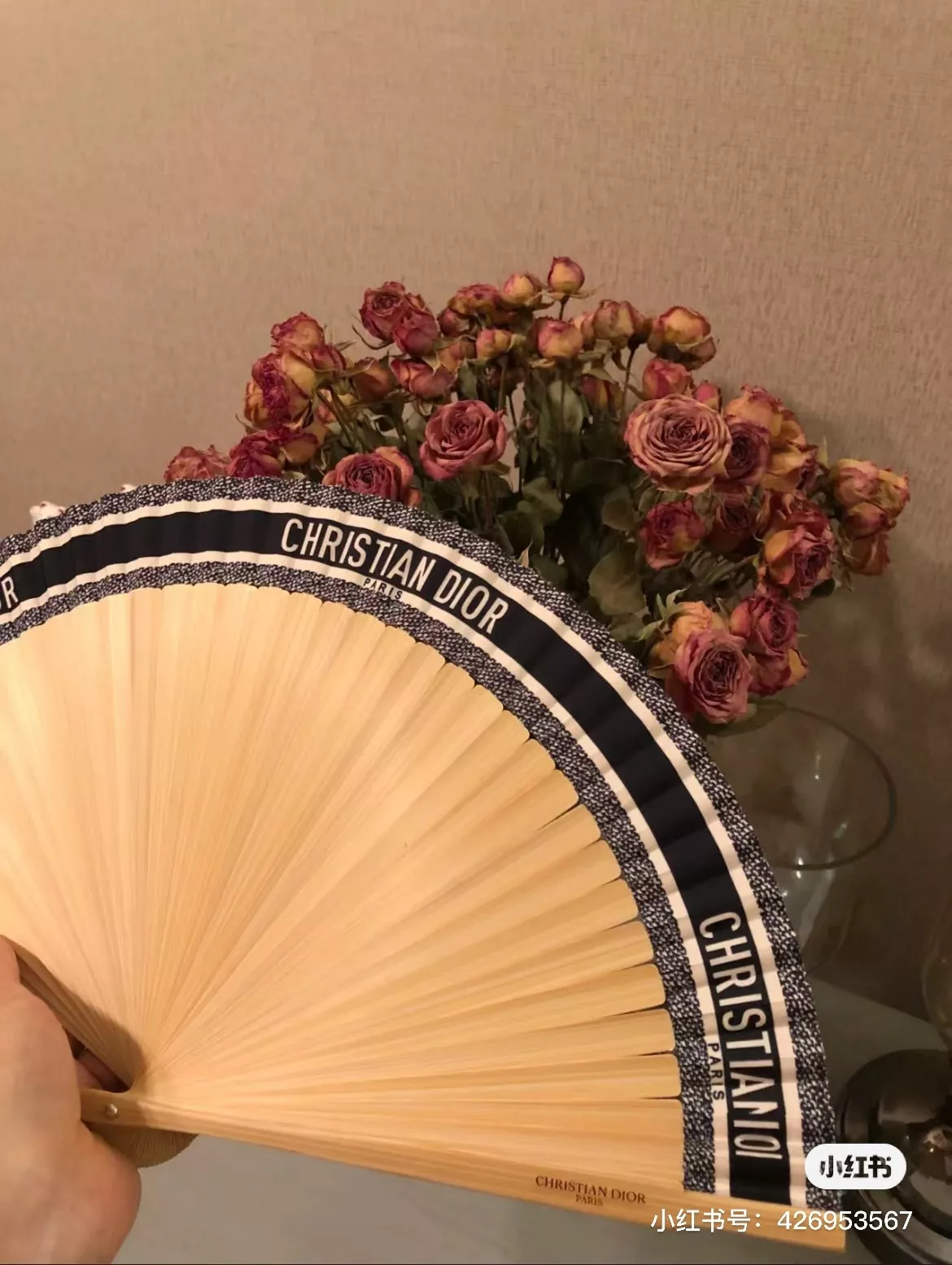 디올 여름 한정 접이식 부채 상세 이미지 25