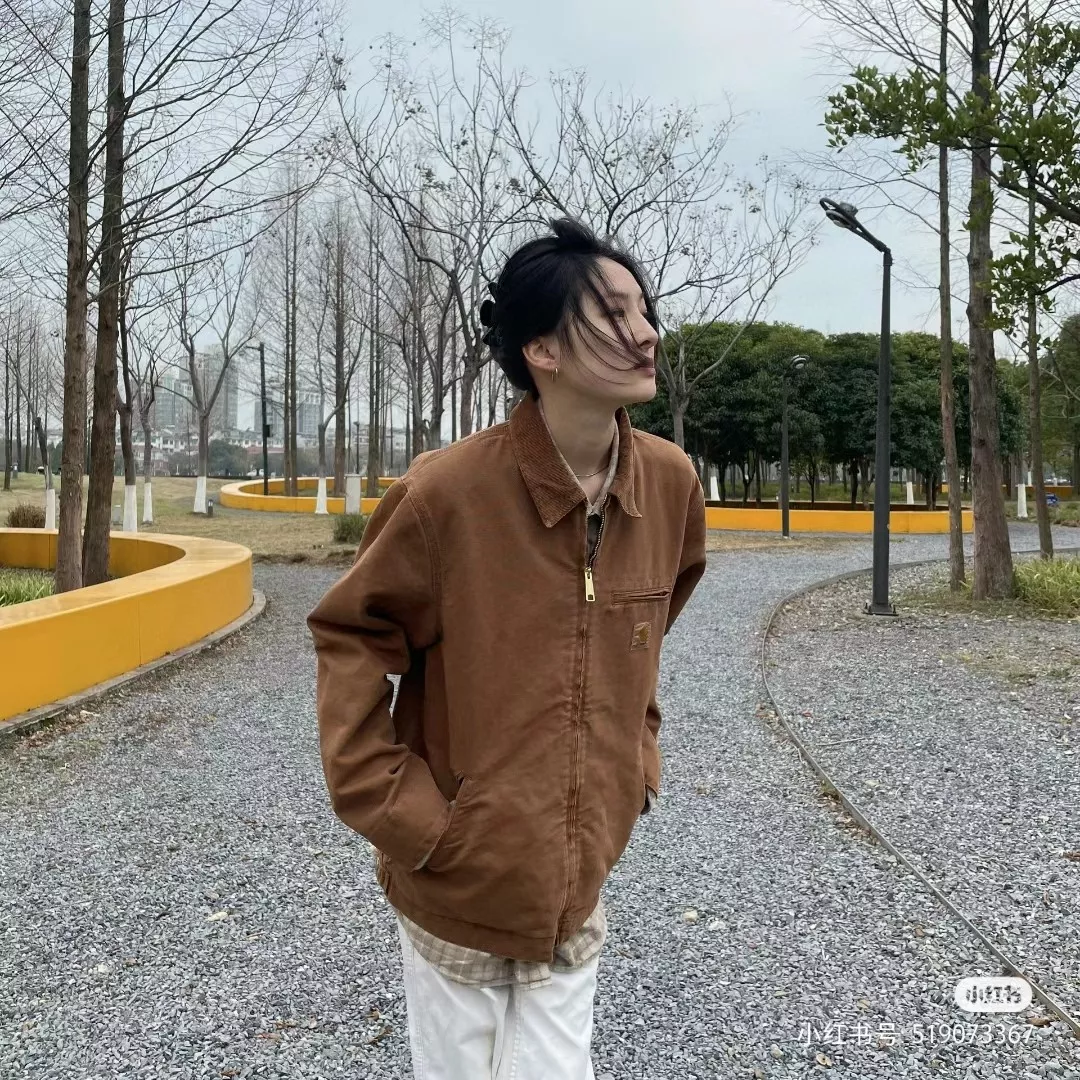 칼하트 코듀로이 카라 워크 재킷 상세 이미지 12