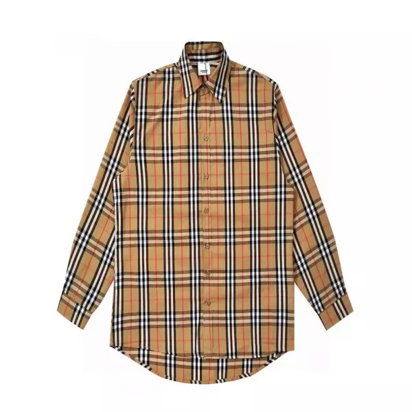 버버리 클래식 체크 긴소매 셔츠