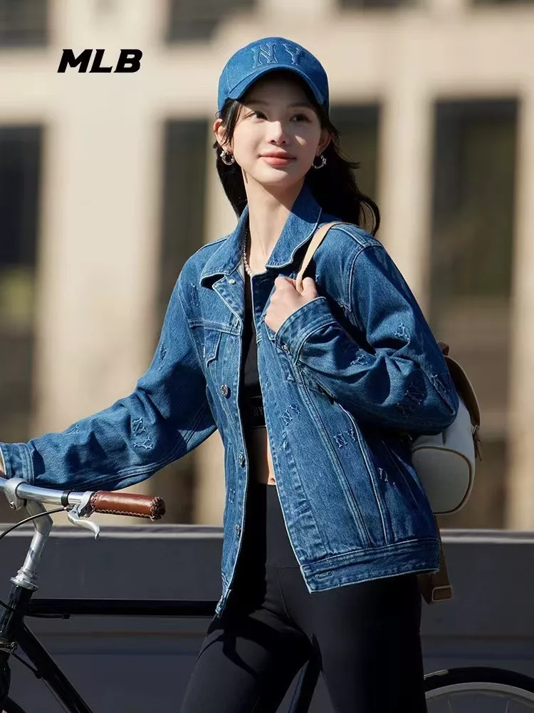 엠엘비 뉴욕 로고 자카드 데님 재킷 상세 이미지 13