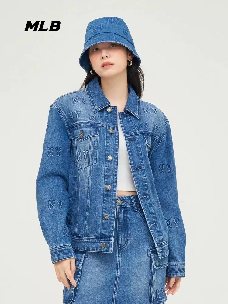 엠엘비 뉴욕 로고 자카드 데님 재킷 상세 이미지 14