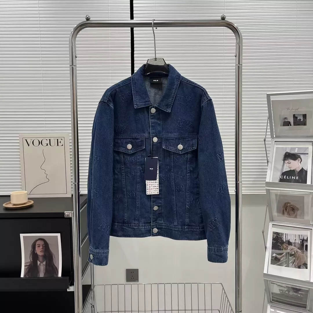 엠엘비 뉴욕 로고 자카드 데님 재킷 상세 이미지 2