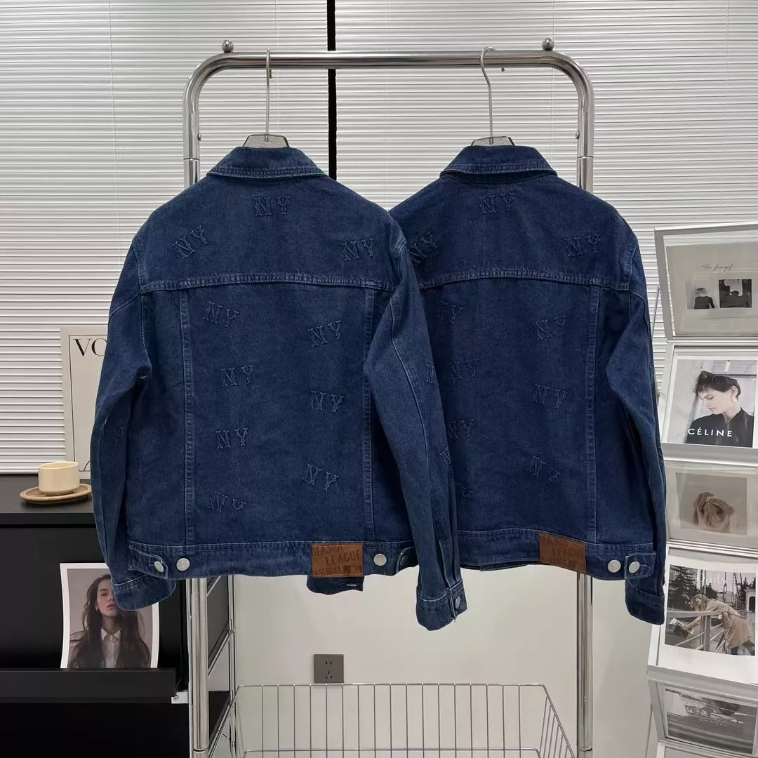 엠엘비 뉴욕 로고 자카드 데님 재킷 상세 이미지 3