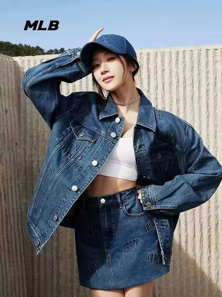 엠엘비 뉴욕 로고 자카드 데님 재킷 상세 이미지 10
