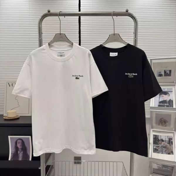 라코스테 클래식 로고 오버핏 반소매 티셔츠