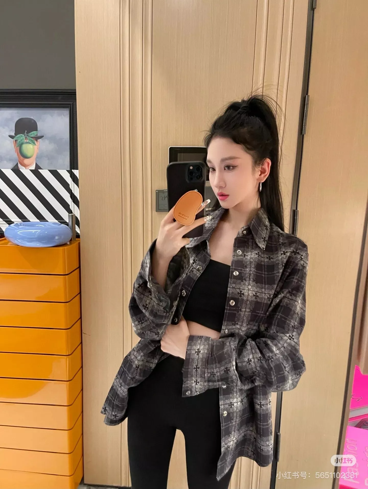 크롬하츠 페이즐리 크로스 자카드 체크 셔츠 상세 이미지 16