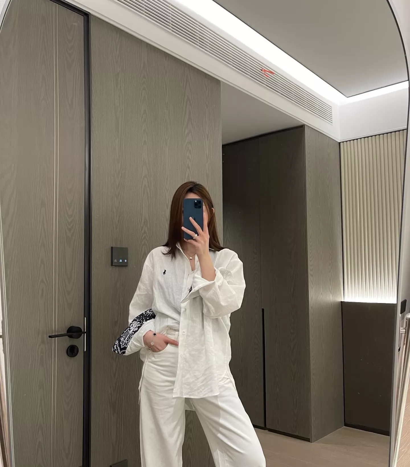 랄프로렌 페이즐리 배색 린넨 코튼 셔츠 상세 이미지 26